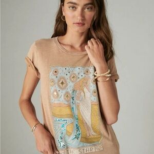 Lucky Brand Tarot Graphic Tee